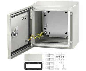 VEVOR Scatola elettricista da esterno 8 x 8 x6 '' Acciaio al carbonio IP65