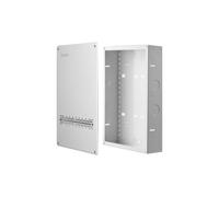 VEVOR Scatola Gestione Cablaggio Strutturato da Parete Pannello 522x382x1mm Contenitore per Cavi Elettrici Multimediale in Acciaio Laminato a Freddo, Coperchio, Fori Pretranciati, Sportello Ventilato