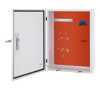 VEVOR Scatola per cavi esterna 28''x20''x10'', Scatola di ricarica Organizzatore per cavi, Scatola per recinzione elettrica in acciaio a freddo antipolvere IP32, per connettore a parete