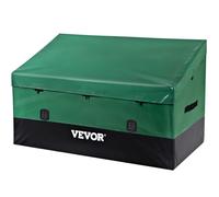 VEVOR Scatola per Stoccaggio da Esterno in PE Impermeabile con Coperchio Manici Laterali Volume 1013L, Contenitore Porta Attrezzi da Giardino con Coperchio Inclinata Capienza 1013L, Baule da Giardino