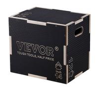 VEVOR Scatola pliometrica 3 in 1 Scatola da salto in legno 40/35/30 cm