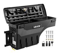 VEVOR Scatola Porta Attrezzi per Cassone del Camion 25 L per Passaruota | Impermeabile, ABS, Compatibile con Dodge Ram 1500 2500 3500 dal 2002 al 2018, Lato Guidatore Sinistro, Foratura Richiesta