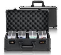 VEVOR Scatola Porta Carte Classificate, 4 Fessure, Custodia Porta Carte Sportive Classificate con Chiusura Codificata, per 120 Carte Classificate PSA 84 Carte BGS, 428 Carte con Caricamento Superiore