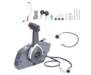 VEVOR Scatola telecomando fuoribordo compatibile con Johnson Evinrude 5006180, comando acceleratore per barca a montaggio laterale, per sterzo marino motore fuoribordo