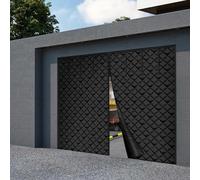 VEVOR Schermo per porta del garage per l'inverno, kit di isolamento termico per porta del garage, 2,7 x 2,7 m, con isolamento termico magnetico, con fondo ponderato, impermeabile, antivento e