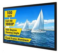 VEVOR Schermo per Proiettore 257 cm x 150 cm, Dimensione dello Schermo di Proiezione Diagonale 279 cm, Montaggio a Soffitto in PVC, Superficie di Proiezione di 15 kg di 160 °, per Attività