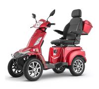 VEVOR Scooter Elettrico per Disabili 4 Ruote 1000W 3 Velocità Autonomia 35 km