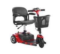 VEVOR Scooter Elettrico Pieghevole a 3 Ruote per Disabili e Anziani, con Autonomia di 20 km, Sedia a Rotelle per Tutti i Terreni con Ruote Antiscivolo, Capacità di Salita di 9° e Carico di 120 kg