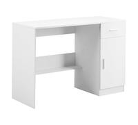 VEVOR Scrivania Piccola con Cassetto Scrivania da Lavoro in Legno Rettangolare