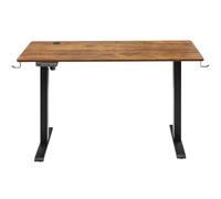 VEVOR Scrivania regolabile in altezza, 120 x 60 cm, supporta 81,6 kg, scrivania elettrica in piedi con 3 preset di memoria, robusta struttura in metallo, versatile scrivania per computer, adatta per