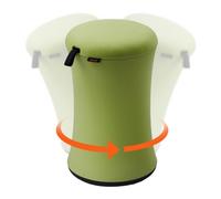 VEVOR Sedia Attiva con Rivestimento in Tessuto, Sedia Regolabile in Altezza (49-63,5 cm) Sgabello Flessibile in Ferro e Spugna, Ideale per Scuola, Ufficio, Casa, Angolo di Inclinazione di 20° Verde