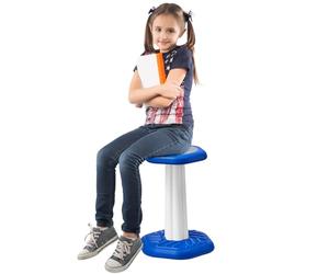 VEVOR Sedia Attiva per Bambini, Sedia Oscillante con Cuscino in Spugna, Sgabello Oscillante Migliora Concentrazione, Postura e Calma dei Bambini, Sgabello Traballante, Ideale per Scuole Casa, Blu