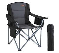 VEVOR Sedia da Campeggio Pieghevole Portatile capacità Max. 158 kg con Supporto Portabottiglia in Tessuto Oxford, Sedia da Campeggio Esterno 980 x 630 x 990 mm per Campeggio Picnic Portatile 5,7 kg