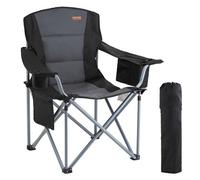 VEVOR Sedia da Campeggio Pieghevole Portatile capacità Max. 158 kg con Supporto Portabottiglia in Tessuto Oxford, Sedia da Campeggio Esterno 980 x 630 x 990 mm per Campeggio Picnic Portatile 5,7 kg