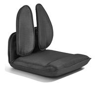 VEVOR Sedia da Pavimento Pieghevole Regolabile per Giochi, Supporto Multifunzionale Ergonomico per la Schiena, Colore Marrone, Struttura in Metallo con Schiuma e Tessuto di Lino, per Lettura Salotto