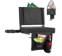 VEVOR Sedia da Stadio Pieghevole con Schienale Seduta Imbottita con Tracolla Sedia da Stadio Larghezza 431,8 mm Sedile a Pavimento per Eventi Sportivi Gancio e Borsa a Rete, Confezione da 1