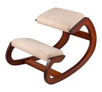 VEVOR Sedia ergonomica inginocchiata,Sgabello a Ginocchio in Legno a Dondolo in Legno Naturale Laccato Variable Seduta ergonomica
