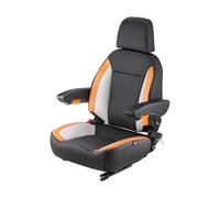 VEVOR Sedile Universale per Carrello Elevatore Schienale Regolabile per Minipale
