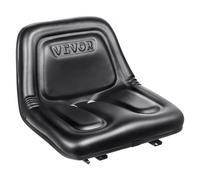VEVOR Sedile Universale per Carrello Elevatore Sedile per Trattore con Microinterruttore Fori Drenaggio Fessura Estesa 160-340mm Sedile Comodo per Caricatore Escavatore Tosaerba, Sedile per Trattore