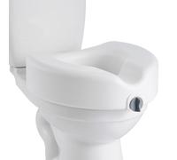 VEVOR Sedile WC Rialzato da Bagno Capacità di Carico 158 kg, Altezza di Sollevamento 127 mm, Sedile WC Rialzato con Apertura Allargata per Anziani, Donne Incinte, Tazze Oblunghe e Rotonde