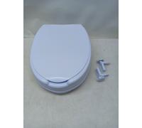 VEVOR Rialzo WC Universale Alto 100 mm, Sedile WC Rialzato Portata 136 kg, Realizzato in PP Resistente, Blocco con Asta a Vite, per Anziani, Disabili, Pazienti, Incinte