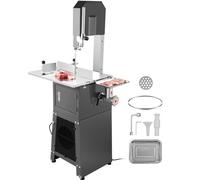 VEVOR Segaossa a Nastro Elettrica Commerciale per Carne 550W, Segaossa Verticale 380x485mm, Macchina per Tagliare Ossa da Banco Taglierina per Carne con Lama per Costolette di Maiale Uso Commerciale