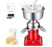 VEVOR Separatore di Latte Elettrico 40 W Centrifuga per Latte Elettrica 60 L/h Controllo a Pulsante, Separatore Panna 10500 giri/min Acciaio Inox 304 Centrifuga Panna con Serbatoio da 4,5 L da Cucina