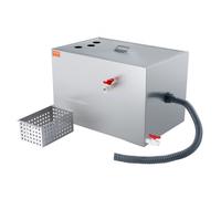 VEVOR Separatore Grasso Commerciale, Separatore di Grasso da 40 lb, Acciaio Inossidabile sotto Il lavello, Separatore Olio-Acqua da 10 GPM, per Cucina, Mensa, Ristorante