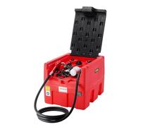 VEVOR Serbatoio Benzina Diesel Portatile 182L, Serbatoio Rifornimento Carburante, Pompa di Trasferimento 12V, 40 L/Min, Tubo Flessibile 4 m, Pistola per Rifornimento per Veicoli Settore Agricolo