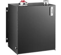 VEVOR Serbatoio dell'Olio Idraulico, Serbatoio Acciaio Olio con Termometro, Capacità 95 L (25 Galloni USA), Colore Nero, Serbatoio Accessori Idraulico con Sfiato di Riempimento e Filtro di Ritorno
