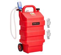 VEVOR Serbatoio di Carburante Portatile da 60,56 L Contenitore di Benzina, Pompa di Trasferimento del Carburante Elettrica 12 V CC 11,36 L/min Tubo di Mandata da 1,21 m per Diesel Benzina, Rosso