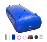 VEVOR Serbatoio di Stoccaggio dell'Acqua, 1000 L Sacca Morbida Extra-Large Pieghevole e Portatile per Irrigazione del Giardino, Campeggio, Camper, Protezione Incendi, Impermeabile, Ignifugo