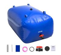 VEVOR Serbatoio di Stoccaggio dell'Acqua, 400 L Sacca Morbida Extra-Large Pieghevole e Portatile per Irrigazione del Giardino, Campeggio, Camper, Protezione Incendi, Impermeabile, Ignifugo