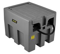VEVOR Serbatoio per Carburante Portatile, 220 Litri 12V CC Grande Serbatoio per Carburante con Pompa a Trasferimento Grigio per Camion, Trattori, Navi, Camper, Industrie all'Aperto, Industrie Edili