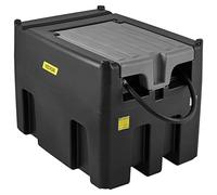 VEVOR Serbatoio per Carburante Portatile, 439 Litri 12 V CC Grande Serbatoio per Carburante con Pompa per Trasferimento Nero per Camion, Trattori, Navi, Camper, Industrie all'Aperto, Industrie Edili
