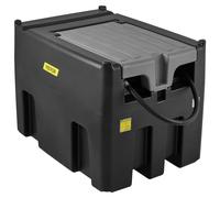 VEVOR Serbatoio per Carburante Portatile, 439 Litri 12 V CC Grande Serbatoio per Carburante con Pompa per Trasferimento Nero per Camion, Trattori, Navi, Camper, Industrie all'Aperto, Industrie Edili