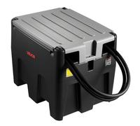 VEVOR Serbatoio per Diesel Portatile Capacità 220 Litri, Serbatoio per Carburante con Pompa di Trasferimento Elettrica da 12 V Potenza 140W, Lunghezza Cavo Alimentazione 3,9m, Nero