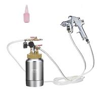 VEVOR Serbatoio Spruzzatore di Vernice Capienza 2L Alimentazione a Pressione Pistola con Ugello 1,8mm Regolabile tra 0-3,1 bar, Spruzzatore per Verniciatura Serbatoio 2L, Serbatoio a Spruzzo Vernice