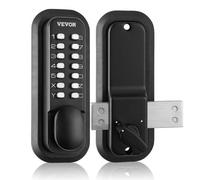 VEVOR Serratura Senza Chiave Serratura a Codice Meccanico, Serratura 14 Cifre Stile Retrò da 40/50 mm, Serratura Apriporta con Codice Combinato Spessore porta 35-65 mm adatta per Ufficio Hotel Garage