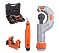 VEVOR Set 3 tagliatubi tubi in rame, tagliatubi con diametro esterno di 3/16"-2", mini tagliatubi e strumento per sbavatura con diametro esterno di 1/8"-7/8", set di tagliatubi per tubi in rame