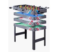 VEVOR Set Combo Tavolo da Gioco, 121,9 cm Aria Hockey Tavolo, Multi Combinazione Tavolo con Aria Hockey Pool Billiard Ping Pong, per Famiglia Sala Giochi Ufficio con Accessori Abbondanti