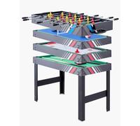 VEVOR Set Combo Tavolo da Gioco, 121,9 cm Aria Hockey Tavolo, Multi Combinazione Tavolo con Aria Hockey Pool Billiard Ping Pong, per Famiglia Sala Giochi Ufficio con Accessori Abbondanti