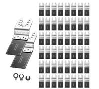 VEVOR Set da 50 Lame Bimetalliche per Utensile Oscillante per Chiodi e Legno