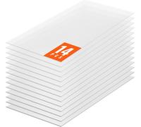 VEVOR Pannelli per Serre in Policarbonato per Tetti 14 Pezzi, 1210 x 605 x 8 mm, Coperture in Plastica Ondulata Impermeabile e Protetta dai Raggi UV, Lastre Trasparenti per Coperture Urti per Serre