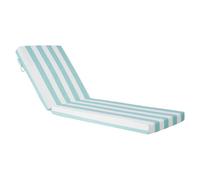 VEVOR Set di 2 Cuscino per Chaise Longue, 2032 x 660 x 98 mm, Cuscini per Lettini Prendisole Impermeabili e Resistenti allo Sbiadimento, Esterno con Lacci, per Piscina, Strisce Verdi e Bianche