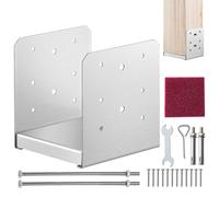 VEVOR Set di Base per Palo in Legno 149 x 143 x 160 mm 1Pz per Ancoraggio Palo