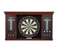 VEVOR Set di Bersaglio e Mobiletto per Freccette, Pronto per Giocare, Set di Mobiletto per Freccette di Dimensioni Ufficiali con Punta in Acciaio, Completo di Tutti Accessori, per Partite di Cricket