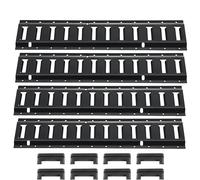 VEVOR Set di binari E-Track binari in acciaio da 2 piedi 4 pezzi capacità c