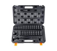 VEVOR Set di Bussole a Percussione 33 Pezzi per Punte da 1/2 Pollice a 6 Punti