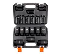VEVOR Set di Bussole a Percussione da 1/2", Set di Bussole Metrico 29-38 mm, Acciaio Legato al Cr-Mo a 6 Punti per Riparazioni Auto, Marcature delle Dimensioni di Facile Lettura con Valigetta